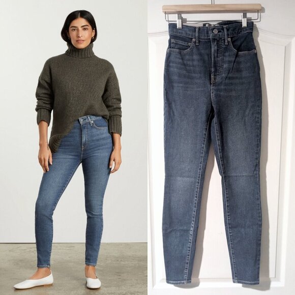 Everlane | The Way-High Skinny Jean In Authenic Blue - Picture 1 of 12